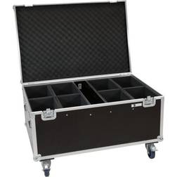 Roadinger Flightcase 8x Led Ip Par 12x8w Qcl 12x9 Sql Spot With Wheels