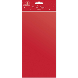 The Home Fusion Company Gift Wrapping Tissue Paper 4 Colours to choose/10 x Red