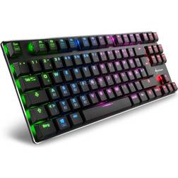 Sharkoon PureWriter TKL RGB USB Allemand Noir