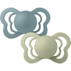 Bibs Couture Silicone Island Sea/Sage 2 pak Flere størrelser