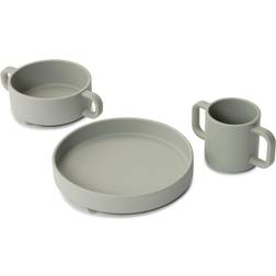 Everleigh & Me Baby's Dining Set - Charcoal