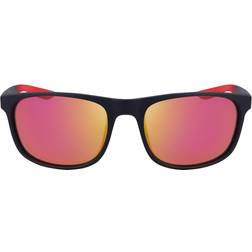 Nike ENDURE Grid Iron Grey/ Red Mirrored Lenses