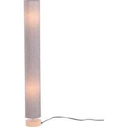 Homcom Wood Based Cylinder Linen Floor Lamp