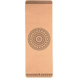 Bodhi Yogamåtte af Naturgummi og Kork Ethno Mandala 185 x 66 x 4 mm