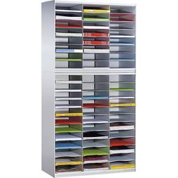 Paperflow Sorting station, made of polystyrene, 24 compartments, charcoal Bogreol