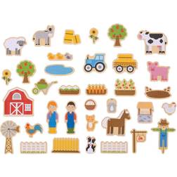 Uber Kids Bigjigs Toys Magnets Farm