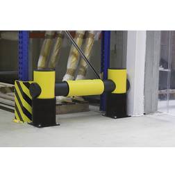 Pallet racking end protection, made of flexible plastic, 1-rail, 1100 mm