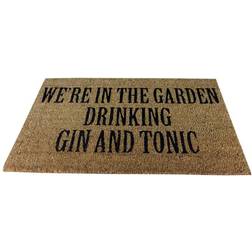 Hornum Gin & Tonic Natur, Svart 45x75cm