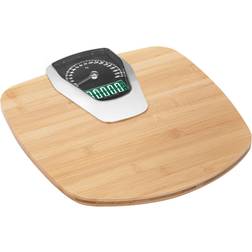 Pèse Personne LCD Électronique Balance 180 kg Bambou