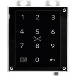 2N Access Unit 2.0 Touch Keypad & RFID Adgangskontrolterminal med RFID-læser kabling NFC, RFID 125 KHz, 13.56 MHz 10/100 Ethernet