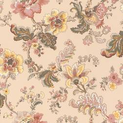 Rasch tapet Studio blomsterranke beige/rosa