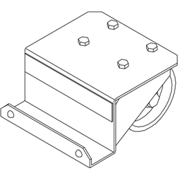 CUBIC Transporthjul Med Bremse 0028-010s