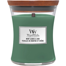 Woodwick Medium - Mint Leaves Doftljus