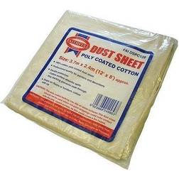 Faithfull FAIDSPC128N Cotton Twill Polythene Backed Dust Sheet