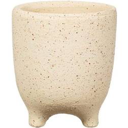 Sass & Belle Terracotta Speckled Leggy Planter Plant