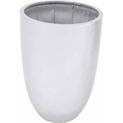 Rund. Plastik. 69. Cm. Skindende Vase