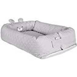 Roba Cale Bébé 3en1 Motif Visage D'Ourson En Polyester Gris Argenté