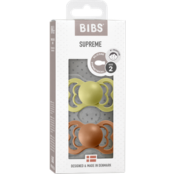 Bibs Sutter I Silikone 2-pak Meadow/Earth 0-6m