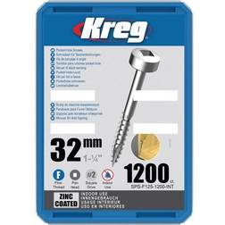 Kreg SPS-F125-1200-INT Skruv förzinkad, Head 1200-pack