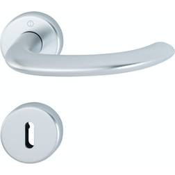 Hoppe Trycke Marseille m nyckelskyltsilver, quick-fit