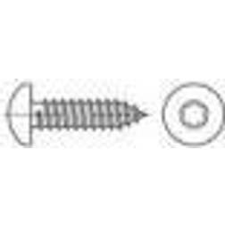 Toolcraft 145195 Linear slitsade skruvar T-profil DIN 7981 Stål Galvaniserat