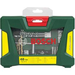 Bosch 2607017314 Drill Bit and Screwdriver Bit Accessory Set with Magnetic Set (48-Piece)