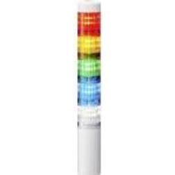 Patlite Signal Column LR4-502WJNW-RYGBC LED 5-färgad, röd, gul, grön, blå, vit 1 st