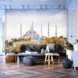 Artgeist Fototapet af moskeen Hagia Sophia i Istanbul Flere størrelser 350x245