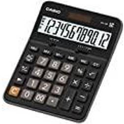 Casio DX-12B Calculatrice de table avec écran extra large à 12 chiffres Noir