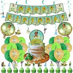 UINKI Princess Tiana Party Cake Decoration