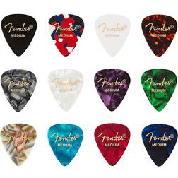 Fender 351 Shape Celluloid Medley Medium 12-pack