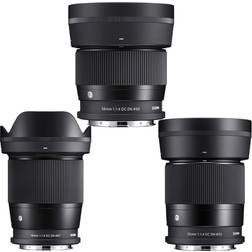 Sigma 16mm, 30mm, 56mm f/1.4 DC DN Contemporary 3-Lens Kit Leica