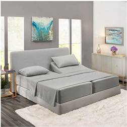 Nestl Split King Bed Sheet Gray