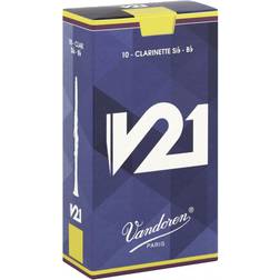 Vandoren V21 Bb Clarinet Reed 2.5 10 Pack