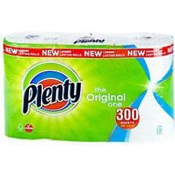 Plenty Kitchen Roll 2 Ply 3 Rolls of 100 Sheets