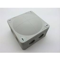 Wiska COMBI 308/5 IP66 Junction Box With 5-Pole Screw Terminals Grey 10060401