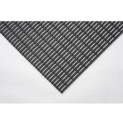 Industrial matting, anti-slip, per metre, black/yellow, width