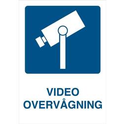 Skilt Videoovervågning A3 420 297