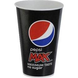 Diverse Pepsi Max Papbæger 80 cl 500 stk Ø105x172 mm 20 ps x 25 stk