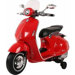 Injusa Motorcykel Vespa Rød 12 V