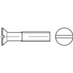 Toolcraft TO-5452371 Sänksänkta skruvar M4