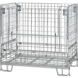 Collapsible mesh pallet, LxW 1200 x 1000 mm, stacking height 750 mm, weight 45 kg