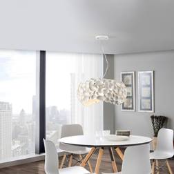 Schuller Lighting Valencia Narisa LED-pendellampa 5xG9 Ø47 cm Vit Pendellampa