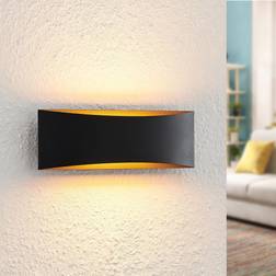 Arcchio Danta Vägglampa Black/Gold Väggarmatur