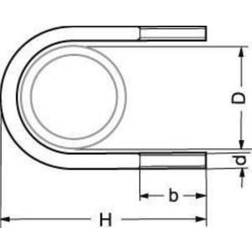 Lemvigh-Müller 4 U-bøjle FZB 155X126X50 M12