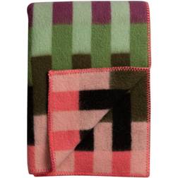 Røros Tweed Tweed Åsmund Bold 135x200 Tæppe Grøn, Pink (200x)