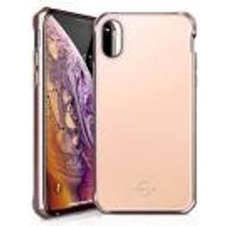 ItSkins HYBRID GLASS cover til iPhone XS X Rosa