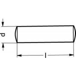 6,0X45 RFA1 cylinderstift DIN