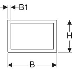 Geberit Afdækningsramme