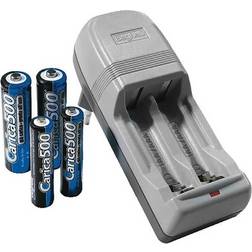 Beghelli Beghelli Caricabatteria carica500 pack 2xaa 1500mah 2x aaa 800mah